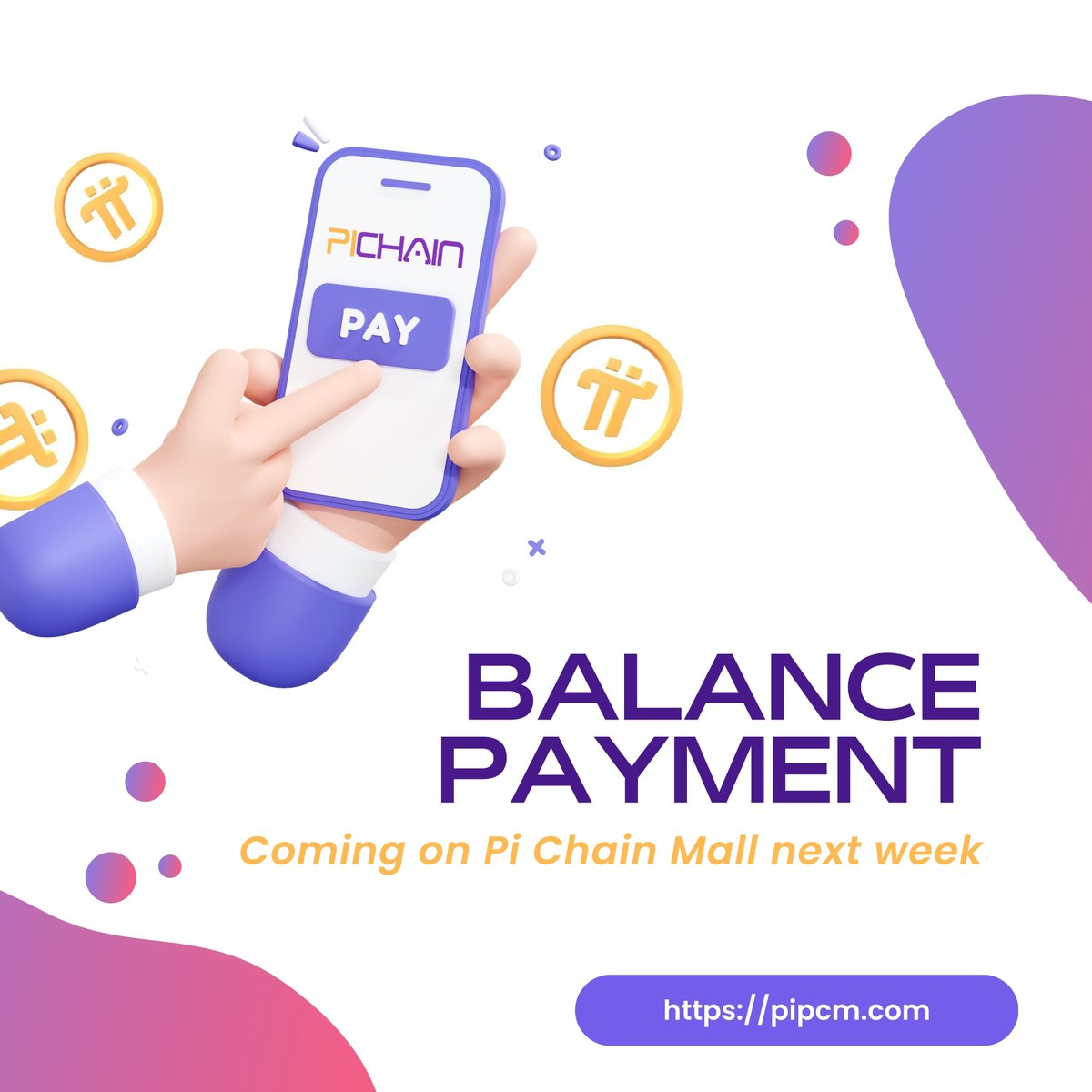 📢 Pioneers! Get ready for a game-changing update on Pi Chain Mall!🚀 

Next week, we'll be launching the highly anticipated Balance Payment function on PCM. 🎉 

Soon, pioneers can use the Pi they earn from selling to purchase other products within our platform. 🛒💰 This…