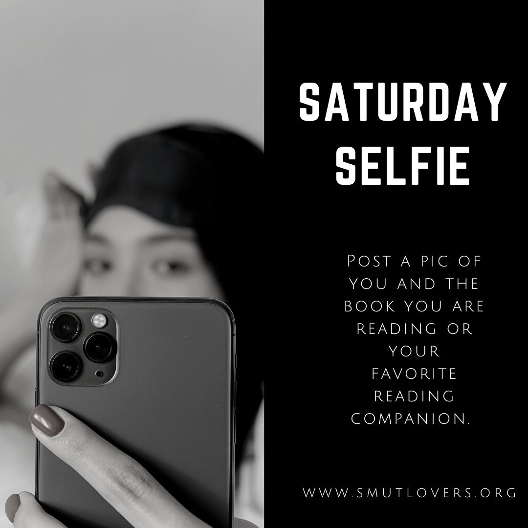 Selfie Saturday! Post a pick of you and your current read... or your current reading partner.

My books vary but my partners are all of the furry variety... that may or may not include my husband. 😆

#SmutLovers #RomanceReads #SaturdaySelfie #Booklovers