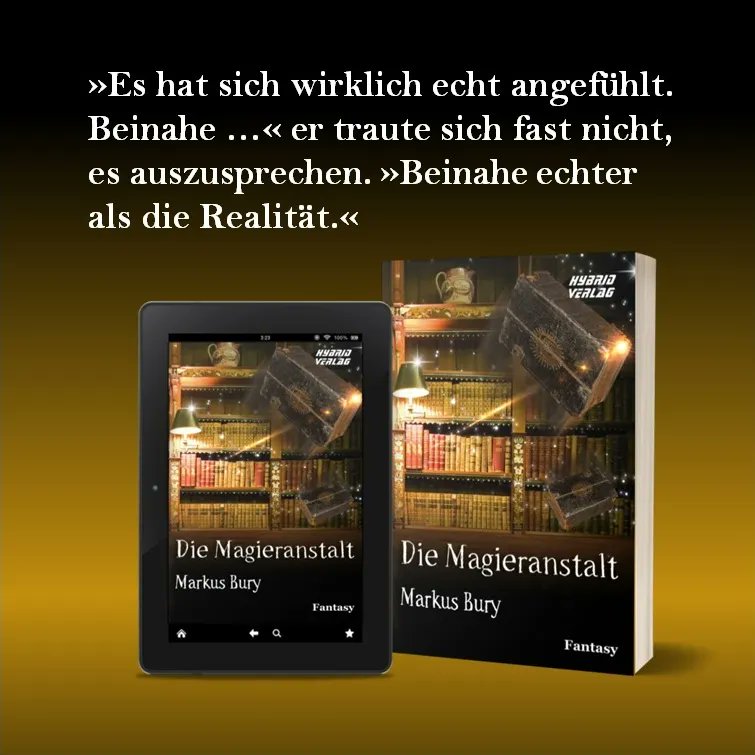 Ein ganz besonderer Ort. Für ganz besondere Menschen. Menschen wie Phillip.

„Die Magieranstalt“ von Markus Bury.

hybridverlagshop.de/fantasy-myster…