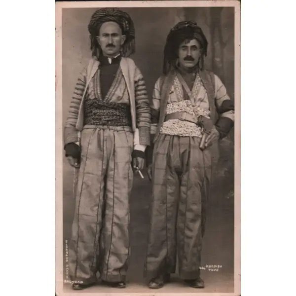 1910, Two Kurdish men in traditional clothes