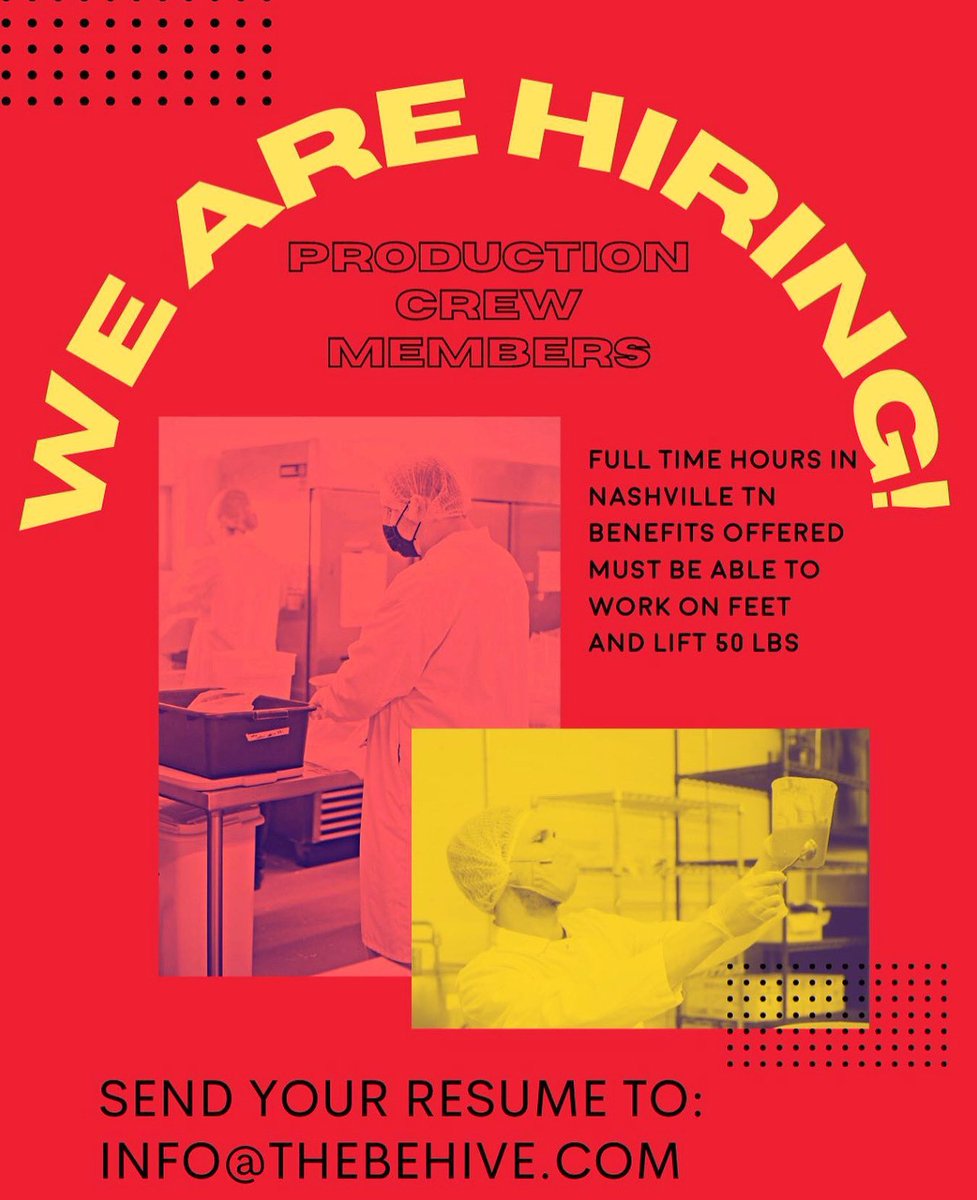 NOW HIRING: @theBE_hive Spread the word! 🐝