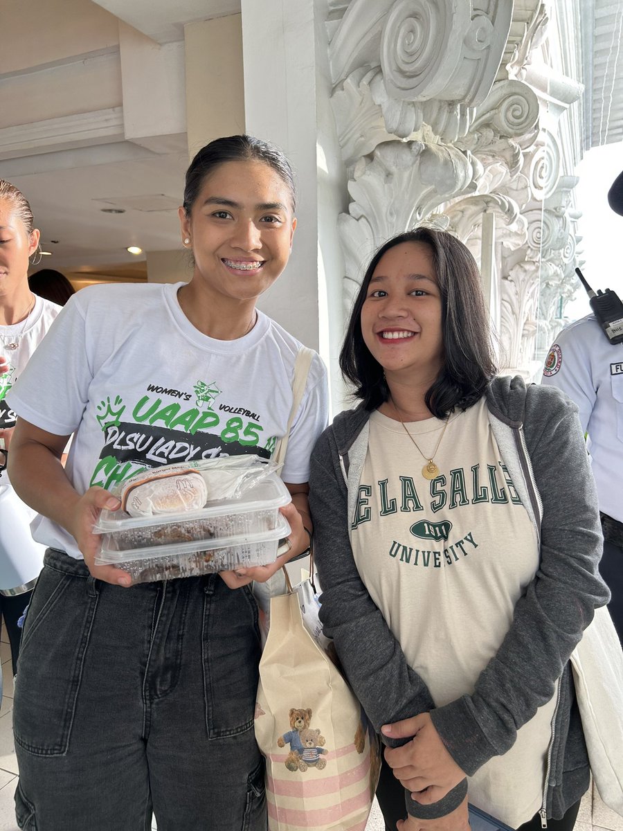 Thank you @JolinaDC for accepting our request to be the NINANG of our dearest Bebuu, the lucky charm of #UAAPSeason85 campaign! 😍🫶🏽 Haha! We love you! #FromFansToKumars chz haha! @rosellepcosme