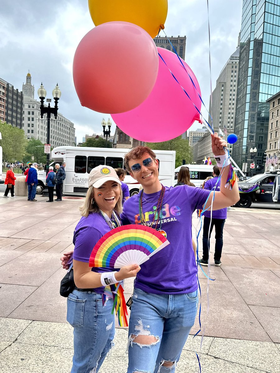 susantran's tweet photo. The #TeamNBC Pride peeps are ready for #PrideInBoston!!! #NBC10Boston #NECN #Boston https://t.co/4NhYfPRbvL