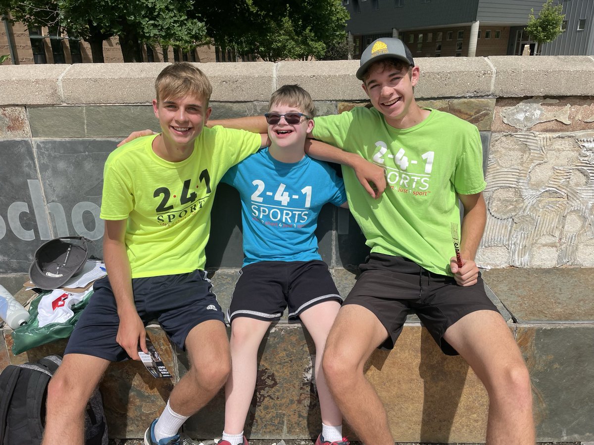 Thank you to 2-4-1 Boulder County Director, Kat Wagenschutz and her amazing staff for an incredible first week!  

Have a play-filled weekend everyone and get ready for another great week back at Peak To Peak!

#youthsportscamp #sportsampling #colorado #putplaybackintosports