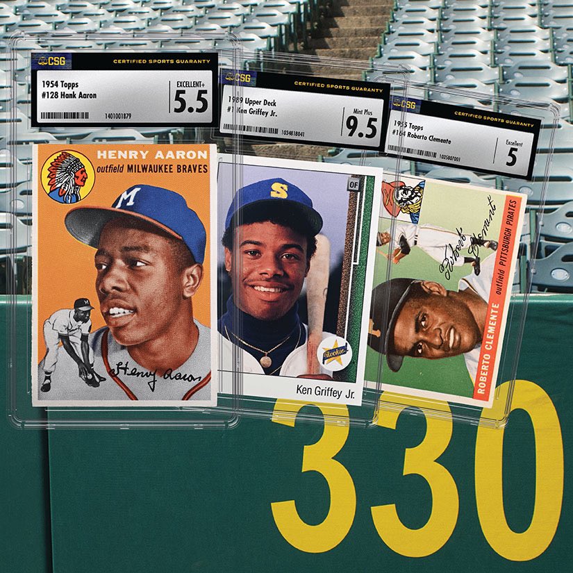 CGCCards's tweet image. Put them in coach, they’re ready to play! ⚾

For today’s #PositionalPicks we want to know who you think are the greatest outfielders in @MLB history. You’ve got three spots to fill in your lineup…which players are you choosing?

#CSG #TheHobby #whodoyoucollect #baseballcards