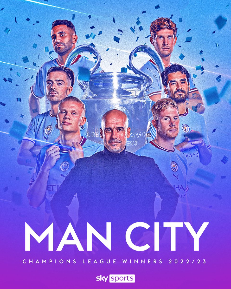 BREAKING! Manchester City win the Champions League 🏆