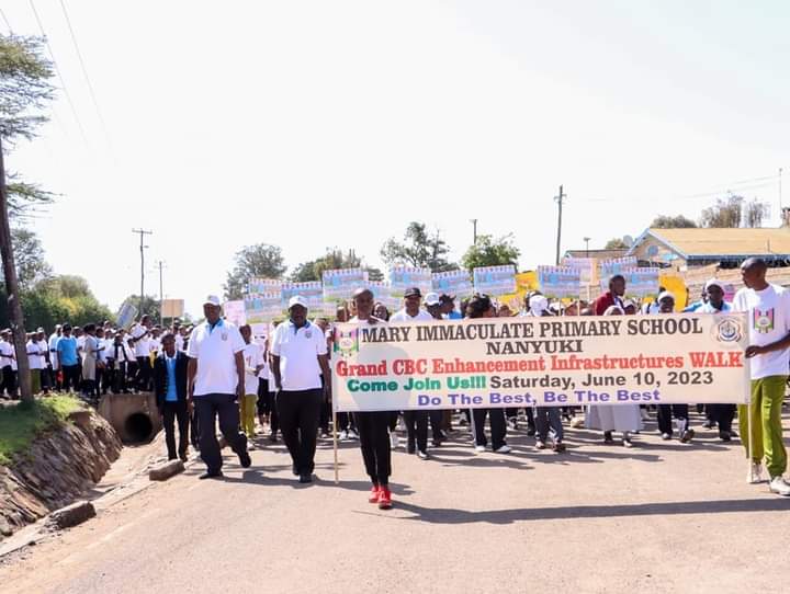 HonMuthoni's tweet photo. Mary Immaculate fundraising walk today https://t.co/vpCrWL3nBd