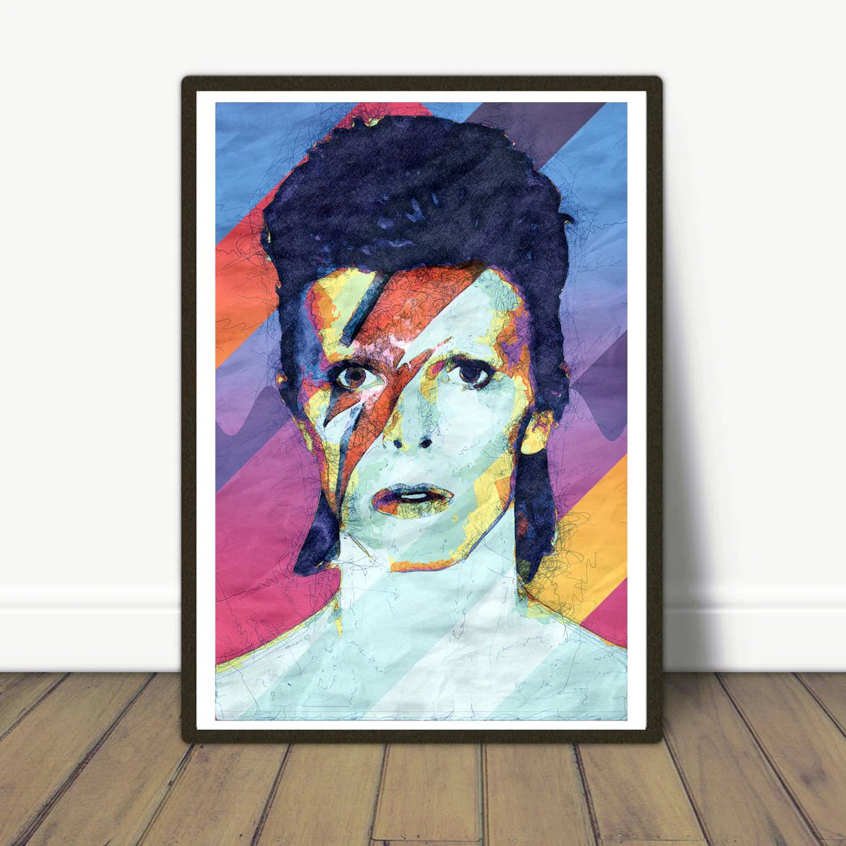 “David Bowie Ziggy Stardust - Pop Art Modern Poster Stylized Art no. 1” artcursor.com/products/david… 
#limitedtimeoffer #discountsavailable #giftsforher #inspiringthoughts #artworkcollection #artworkoftheday #inspiringlife #artworkculture #artisticcreativity #shoponsale #DavidBowie