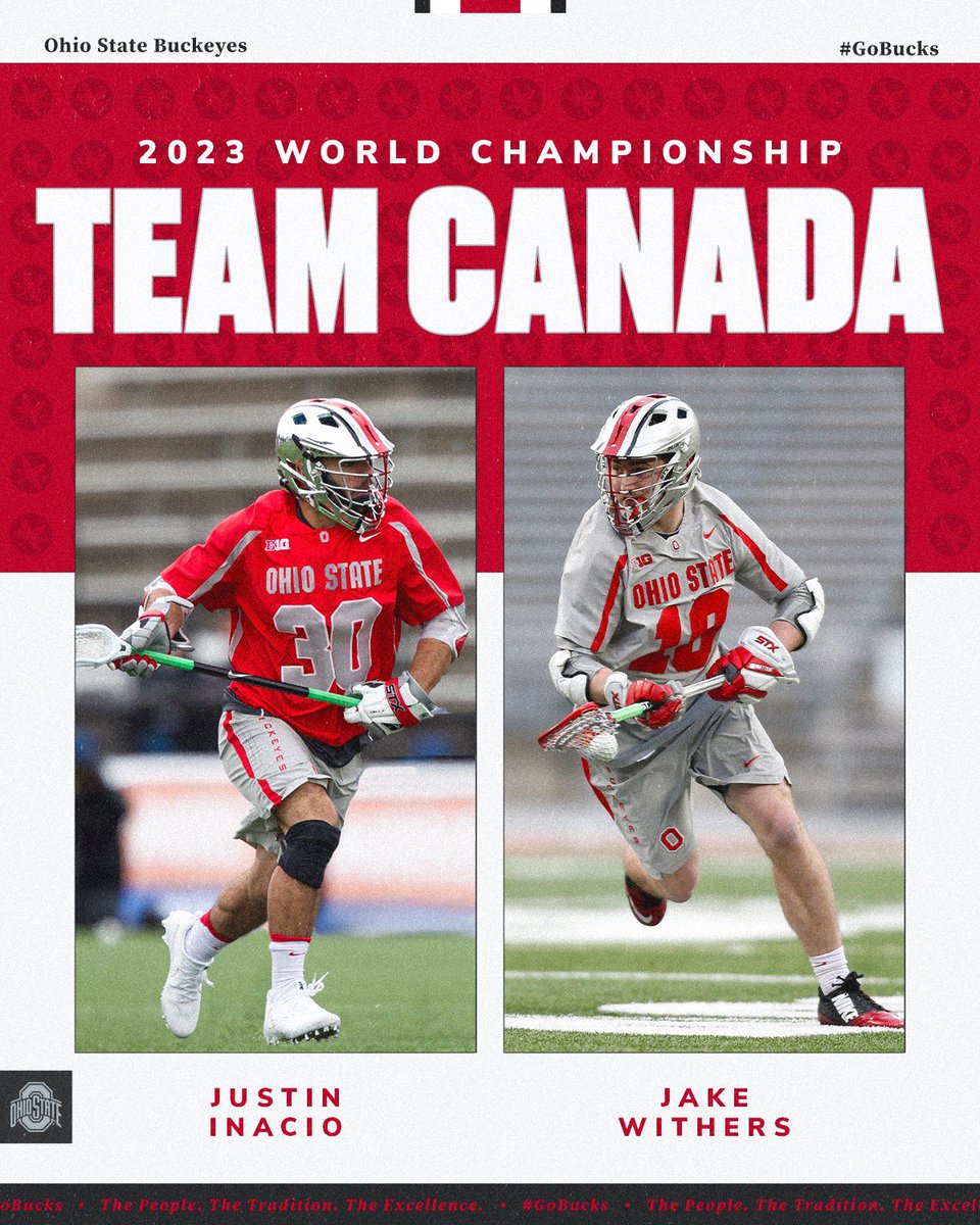 OhioStateMLAX's tweet photo. An All Buckeye Face-off Unit!
Congratulations to @justin_inacio and @jakewithers4 on making @CanadaLacrosse for the World Lacrosse Championship
#GoBucks https://t.co/ydpgnjx5YJ