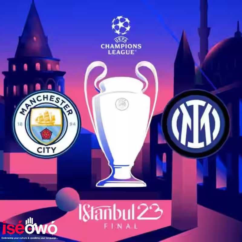 Predict the match between Man City vs Inter Milan.

HOW TO WIN:
Follow & like, share and predict.
Prediction ends 10minutes before the match. The first person to get it right wins.
#iseowo #PredictAndWin #UCL #UCLfinal #InterMilan #ManCity #MCIINT #ManCityInter #UCL2023