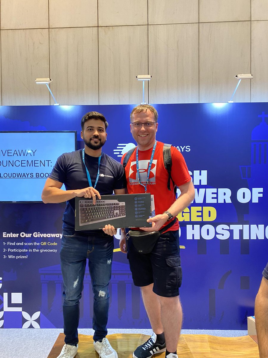 Cloudways (@cloudways) on Twitter photo 🎉 Congratulations to the winners of the Cloudways raffle at #WCEU!
<a href="/WCEurope/">WordCamp Europe</a> #WCEU2023 #WordPress 🎉 Congratulations to the winners of the Cloudways raffle at #WCEU!
<a href="/WCEurope/">WordCamp Europe</a> #WCEU2023 #WordPress