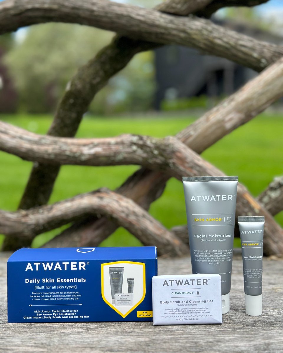 It's getting down to the wire to get Dad a gift for Father's Day. We've got the perfect thing – something he'll actually love (and use!).

Our Daily Skin Essentials bundle delivers deep moisture to dry skin and is sure to improve his skin health.

atwaterskin.com/products/daily…