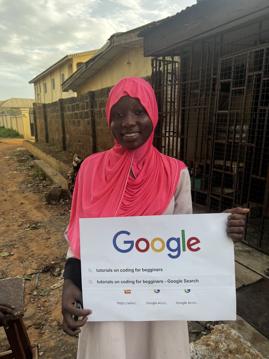 AkoredeKamil's tweet image. #codingforgirls #digitalliteracy #girlchildeducation #inspiredbydrkamil #google #YouTube