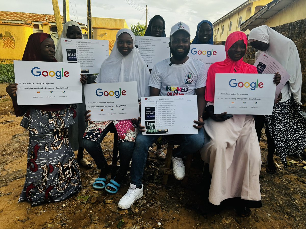 AkoredeKamil's tweet image. #codingforgirls #digitalliteracy #girlchildeducation #inspiredbydrkamil #google #YouTube