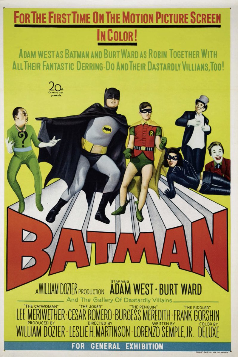 #Bales2023FilmChallenge

Day 10 - main character wears a cape
Batman (1966)