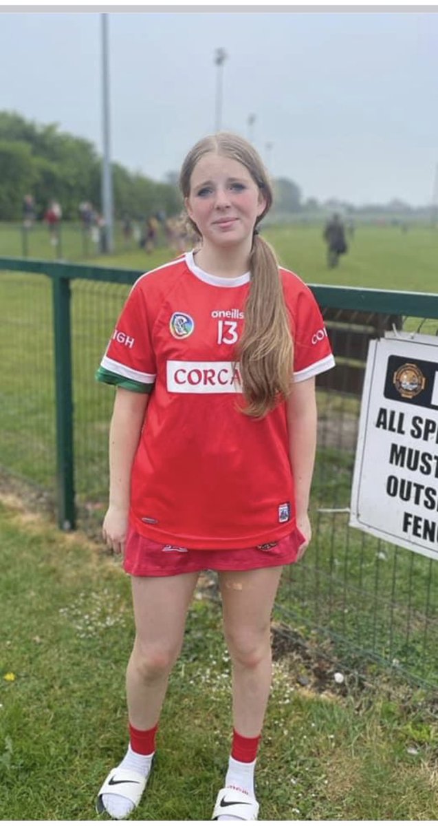 Best of luck to Skye as she lines out with the Cork U14 development squad in Youghal today