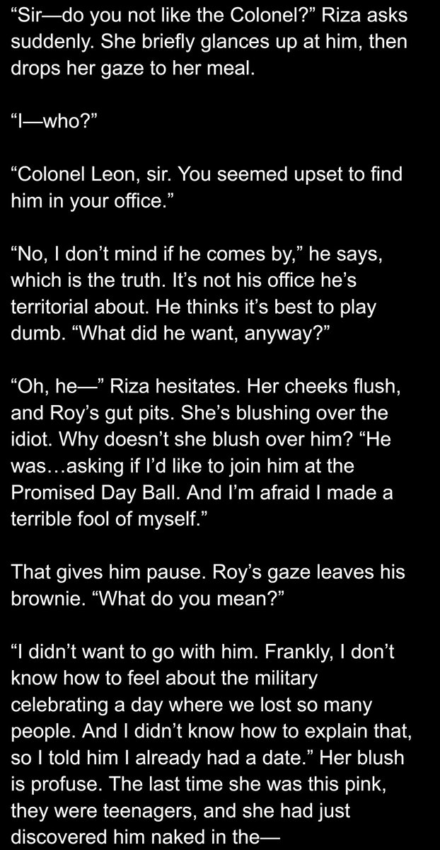 On_TheArrow's tweet photo. After getting multiple Tumblr asks about it, I've been convinced to write for @royaiweek! (This is a good thing because I've had severe writer's block finishing TA 26 and this seems to be unsticking it.)

This is for the 6/12 prompt "fake dating" (as well as "recovery") https://t.co/eUzqz0jnRF