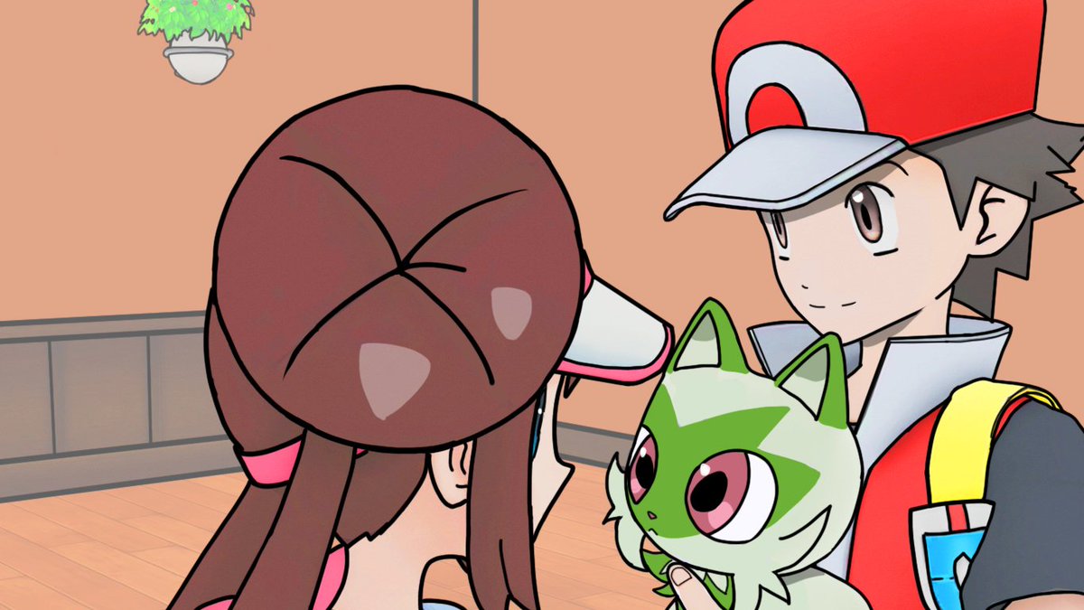 mewmation's tweet photo. My first layout animation #pokemon #pokémon #pokemonred #sprigatito #pokemonrosa https://t.co/zXe728gIBp