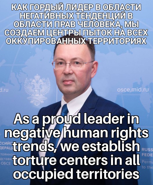 Alexei Volgarev is concerned about negative trends in human rights..