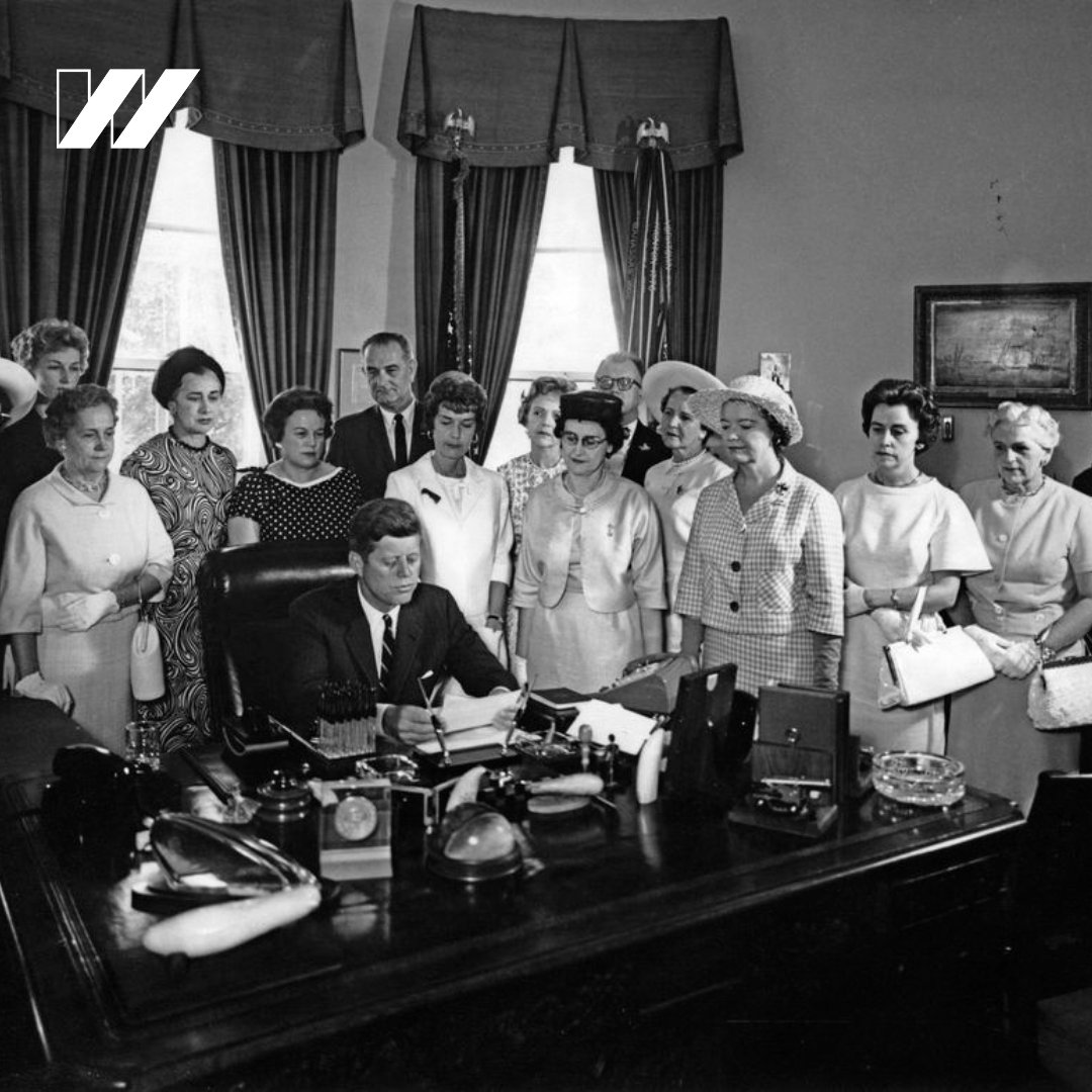 60 years ago, President Kennedy signed the Equal Pay Act into law. It was written to protect individuals of all sexes against wage discrimination, but men continue to earn more money than women &amp; gender-expansive people — especially folks of color — for the same jobs #EqualPayNow