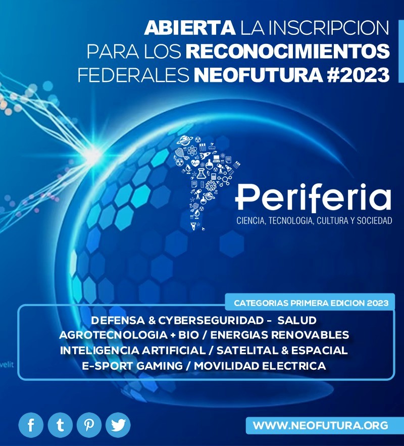 Semana clave para presentar proyectos para la 1ra edición de los Premios Neofutura. Inscribí el tuyo👇