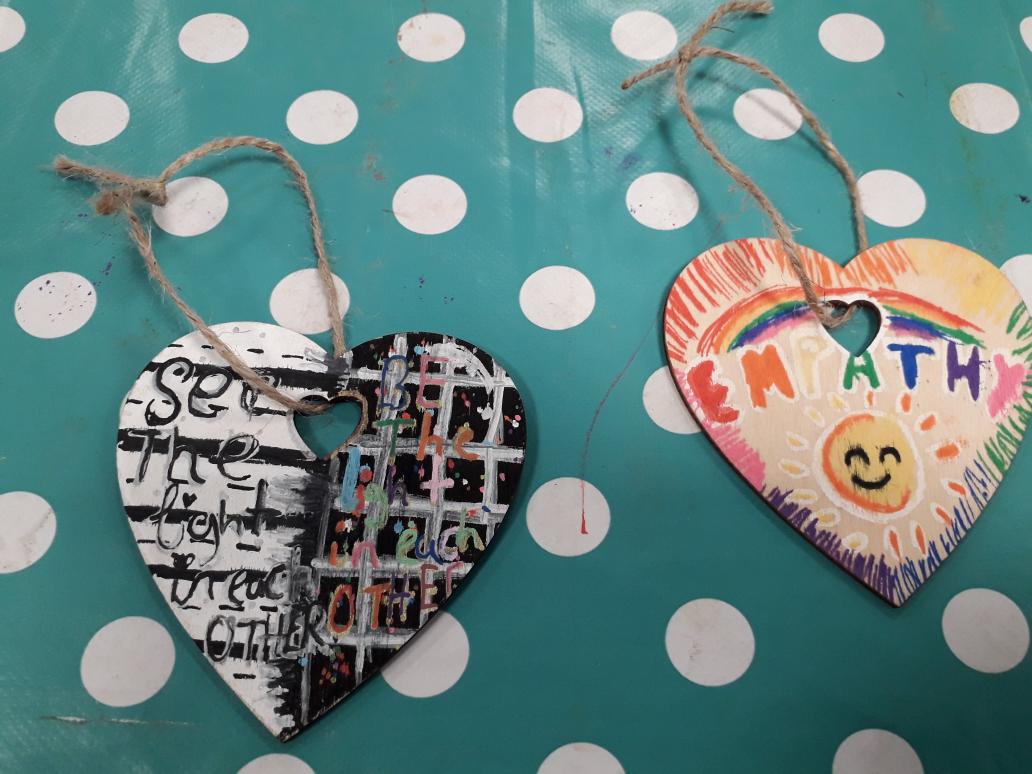 MancLibraries's tweet image. Beautiful #EmpathyDay  hearts of kindness at #FestivalofLibraries #GortonLibrary @MCRCityofLit