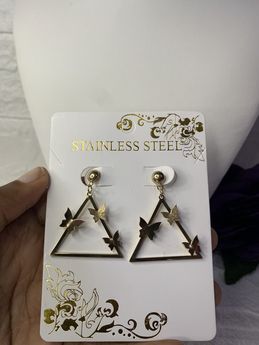 oladjewels's tweet photo. Whether you’re dressing up for a special occasion or you just want to feel and look good, OLAD is here for you.

These stainless earrings are very durable and definitely affordable too

Price: 1500💐

#OAUTwitter https://t.co/PS9tMicGS9