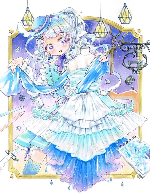 #クリエイターさんの夜っぽい作品が見たい 