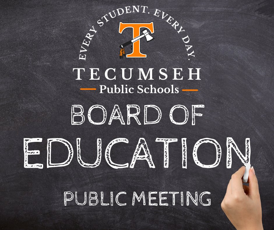 Tecumseh Public Schools on Twitter "Notice of TPS Board of Education