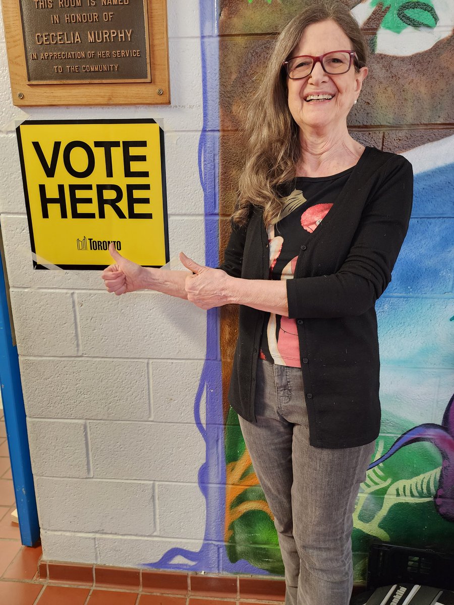 <a href="/RNAO/">RNAO</a> <a href="/ClaudetteHollow/">Claudette Holloway</a> #TorontoMayor advance voting is open. 

➡️ Everyone: VOTE x the future of our city.

➡️ 2023 By-Election for Mayor – City of Toronto

#onpoli #cdnpoli #NurseTwitter #MedTwitter #HealthForAll #Toronto

toronto.ca/city-governmen…

Put your values on the ballot. I just did ✅