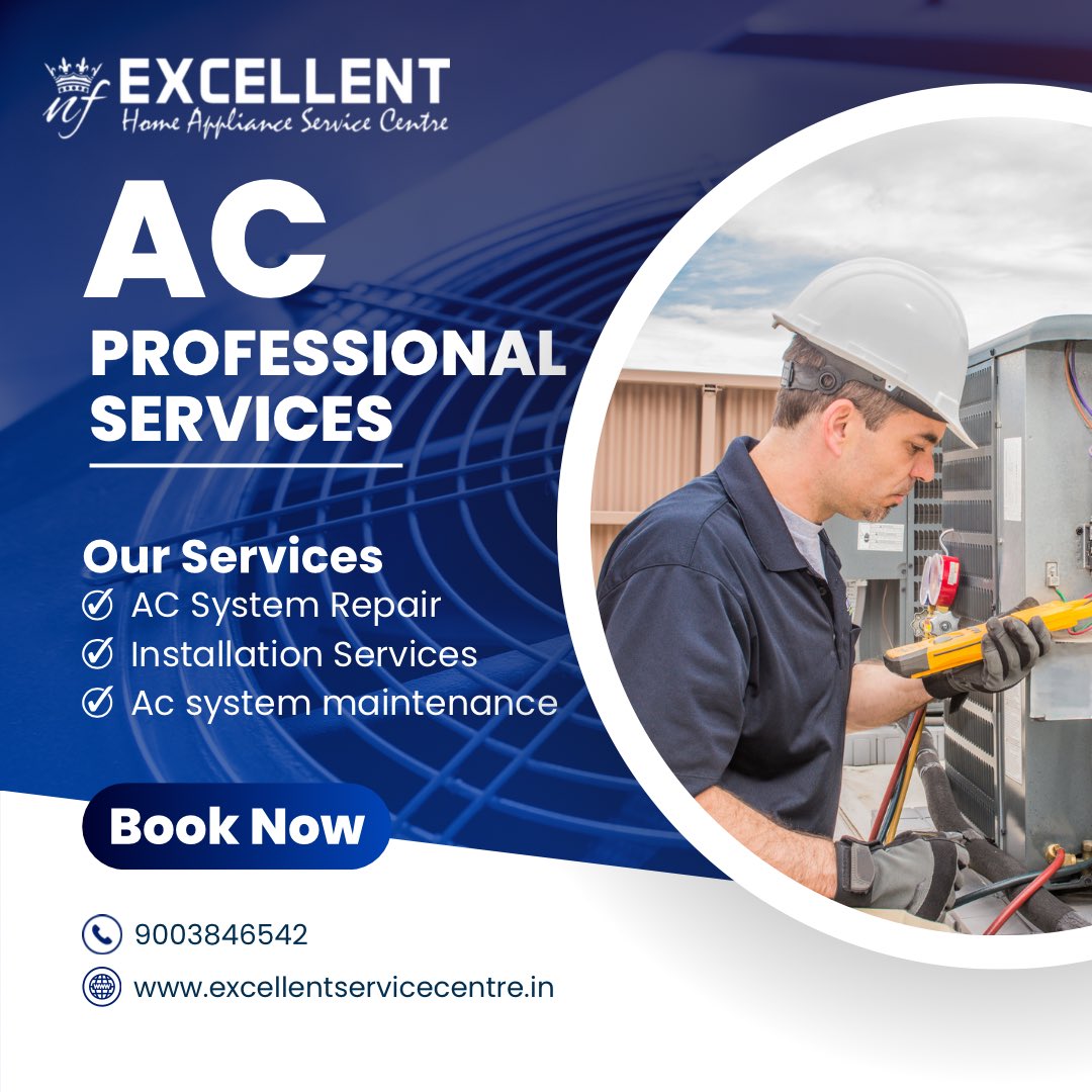 excellentservi's tweet photo. Excellent Home Appliance Service Centre in Vellore
#VelloreACService #ACInstallationVellore #ACMaintenance #ACRepairVellore
Professional AC Service in Vellore! 🌬️
Beat the scorching heat of Vellore with reliable and efficient AC service provided by skilled professionals. https://t.co/QEqlnuzk8U