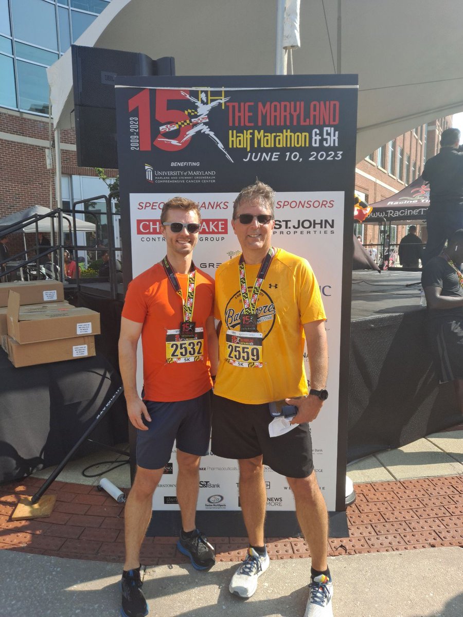 Running can be as solo or group oriented as you'd like to make it!

If you do better alone, do that at your own pace!

If you like a group for the support, that's great too!

Love both personally. Race days are awesome! Pic between me and my father