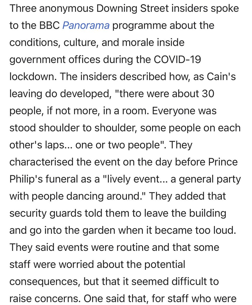 carolvorders's tweet photo. Partygate including 2 parties the night before Prince Philip's funeral?

" a lively event... a general party with people dancing around." Security guards told them to leave the building and go into the garden when it became too loud."

And Johnson has an Honours List? https://t.co/ZyK0qNKEho
