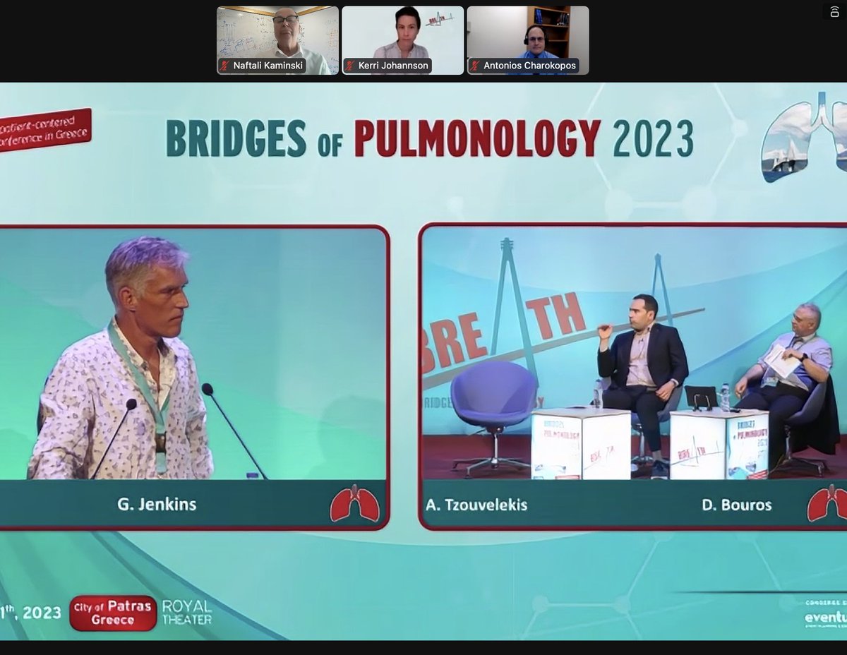 superb talk by @IPFdoc about @REMAP_ILD - every time I hear it - I get more excited, so should you!! #CurePF4All #Bridges2023