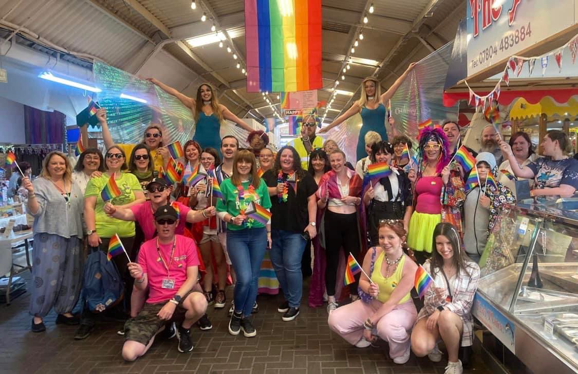 Such a great pride event today! <a href="/FreemanStMarket/">Freeman Street Market</a> Can’t wait to do it again next year 🏳️‍🌈🫶🏻 #Pride2023