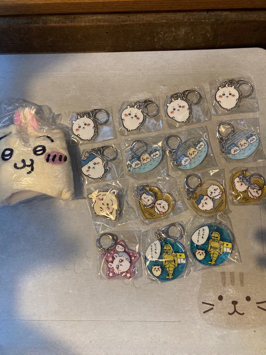 トミカ届きました、可愛い♡
飾り方考えててまだ開けれてません。

上げ直しの多摩電子工業さんのちいかわハンディファン。
好きな物を眺めながら涼しく使えて、
今からの季節も過ごし易くなりそうです✨

なかなかコンプ出来なかったアクリルキーホルダー…推しに愛されてて被りも嬉しいですね。