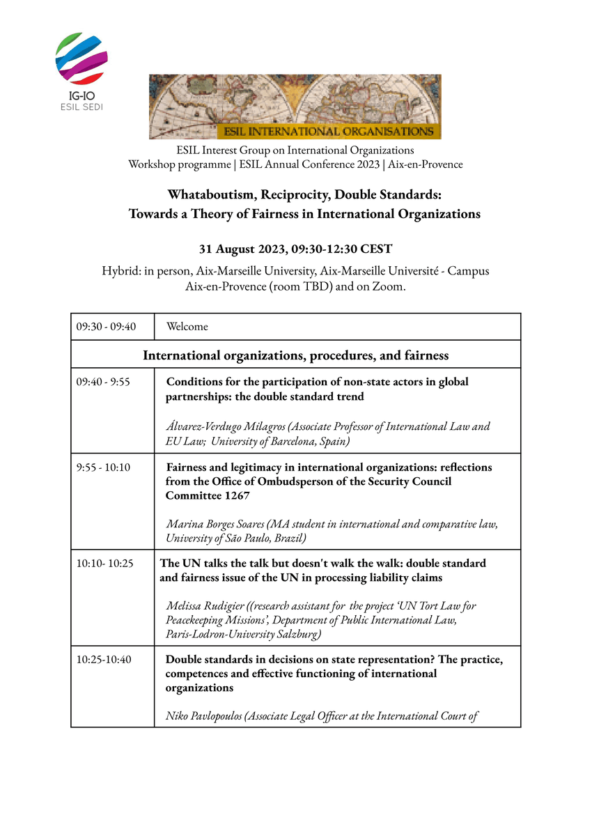 ESIL International Organizations tweet media