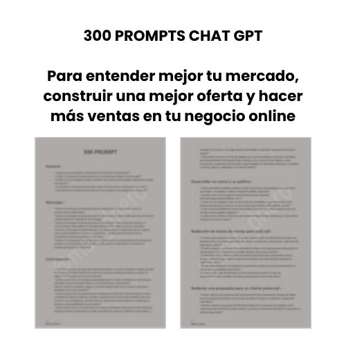 Escribí una guía de 23 páginas con 300 PROMPTs para CHATGPT.🤖

PROMPT para :
- Encontrar ideas
- Escribir contenidos
- Contar historias
y mucho más...

La guía que todo el mundo necesita conseguir, y es GRATIS🎁.

Puedes conseguirla aquí:
- RT
- Cómo obtener "300"
- Tienes que