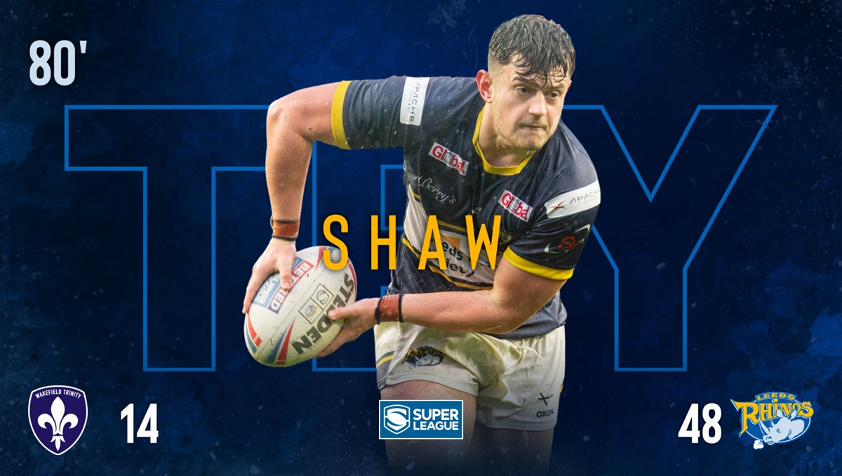 leedsrhinos's tweet photo. 80'Trinity Reserves 14 - 48 Rhinos Reserves

Will Shaw scores the try after twisting through a tackles and beating the defence and great footwork.

#WAKLEE #Reserves https://t.co/nwmrIZyChD