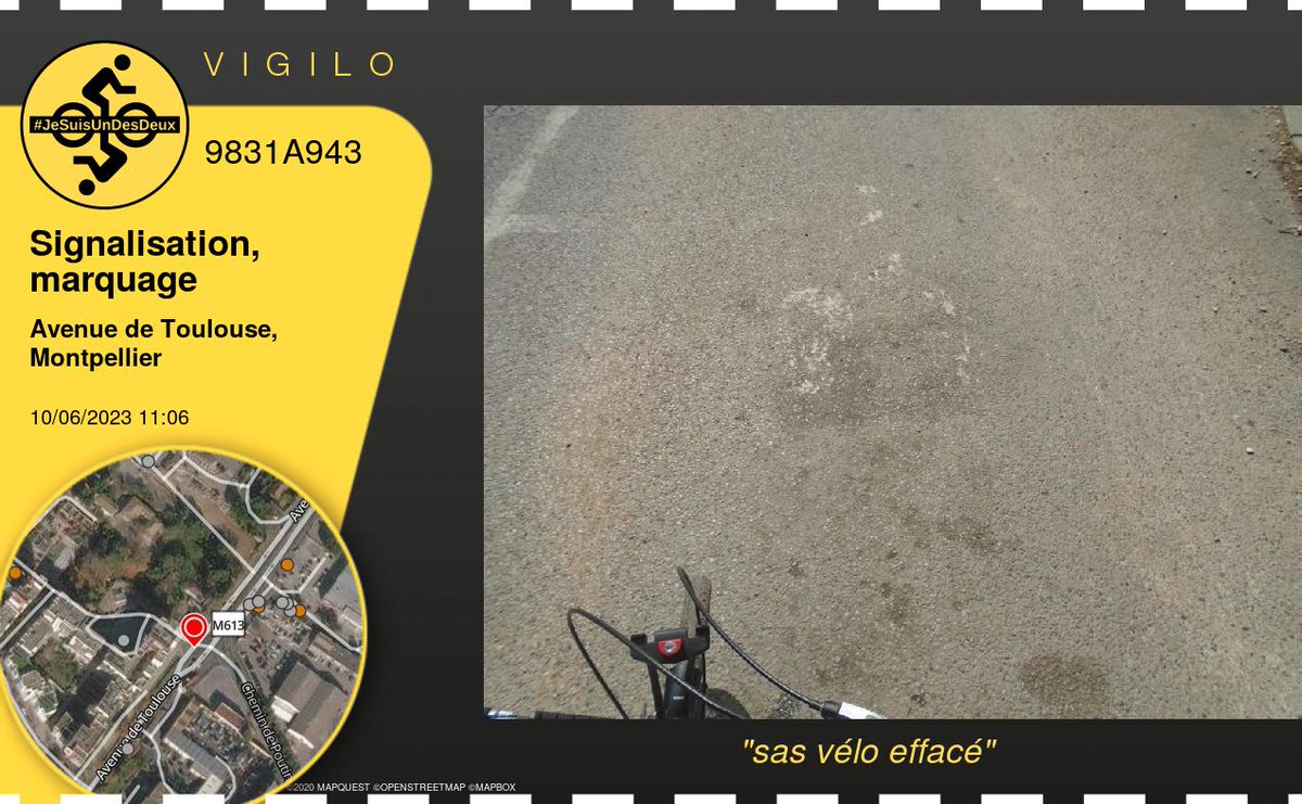 VigiloMtp34's tweet photo. Signalisation, marquage à #Montpellier :
sas vélo effacé
---
- Détail : https://t.co/uzOsWOrocU
- Carte : https://t.co/mbjxL0Z473 
---
#JeSuisUnDesDeux #VG_9831A943 https://t.co/VmUABkdMXQ
