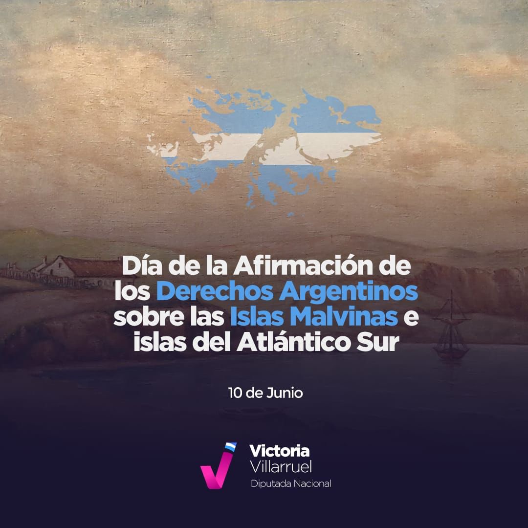 Día de la Afirmación de nuestros derechos sobre las Islas Malvinas e islas del Atlántico Sur. Orgullo total por ser de la familia malvinera. #MalvinasArgentinas por siempre! 🇦🇷