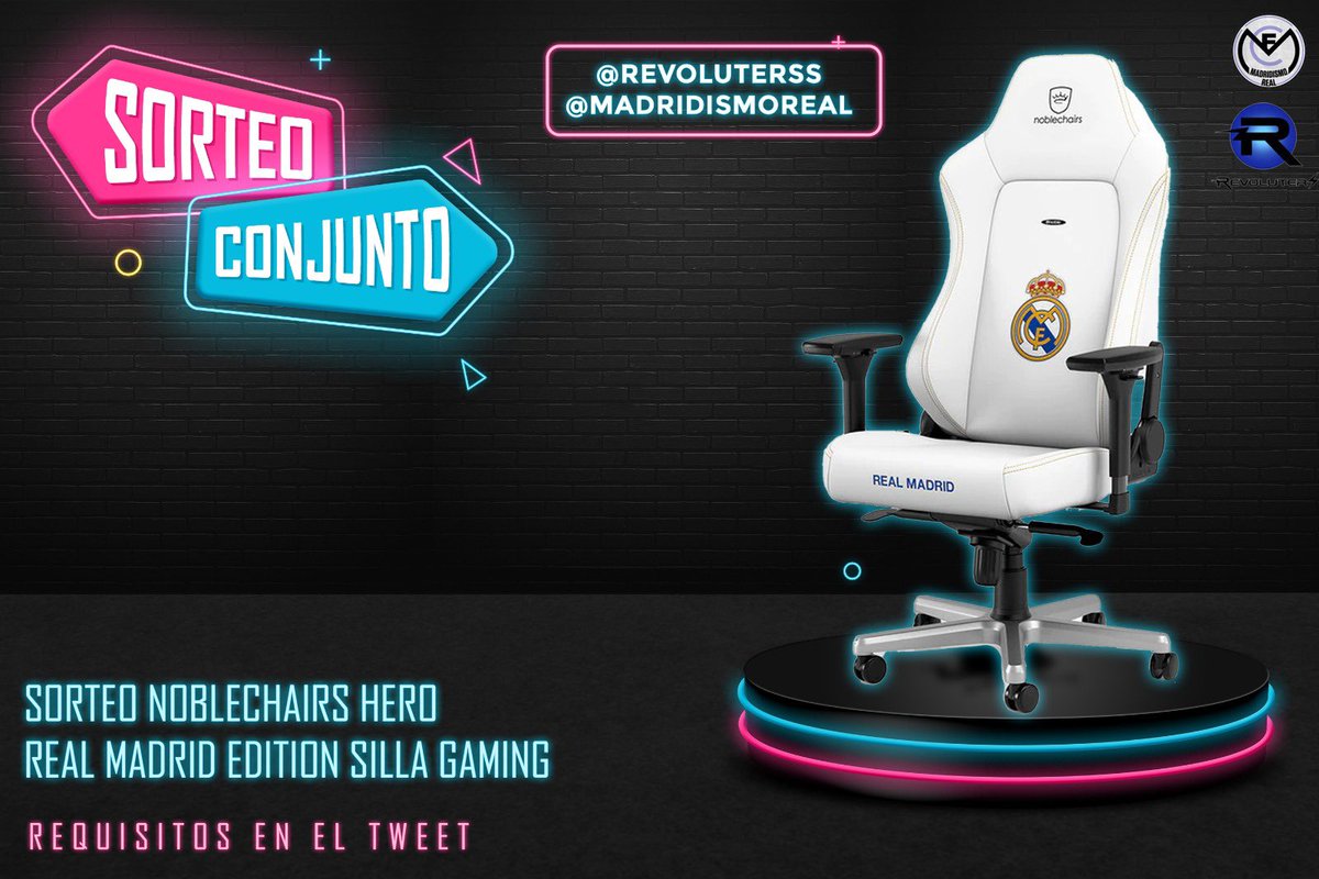MadridismoreaI's tweet photo. 🌏 SORTEO INTERNACIONAL 🌏

Vamos a sortear esta SILLA HERO REAL MADRID EDITION entre todos los que: 

1- Den RT a este tuit. 
2- Sigan a @Revoluterss y a @MadridismoreaI . 

Esta valorada en 300€ y el ganad@r se dará el 17 de junio 🤍 https://t.co/ONYoQ3ggum