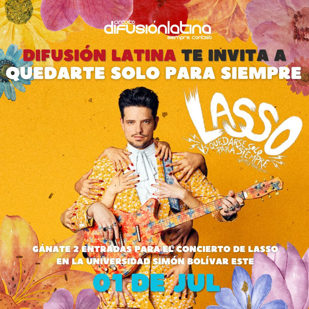 difusion_latina's tweet photo. ¿Quieres ganar 2 ENTRADAS al concierto de Lasso? ❤️‍🩹💪🏼

¡Participa en nuestro concurso vía Instagram!
⏬⏬⏬⏬⏬⏬⏬⏬⏬⏬⏬⏬⏬⏬⏬⏬
https://t.co/oVQU5qpDZN

#Lasso #lassovsquedarsesoloparasiempre #lassorpresa https://t.co/SCGpwDIaSN
