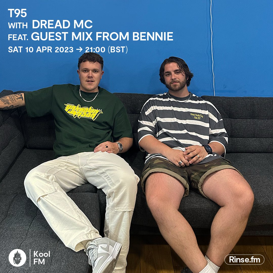 LIVE: it's #T95 with #DreadMC & #Bennie on rinse.fm #KoolFM