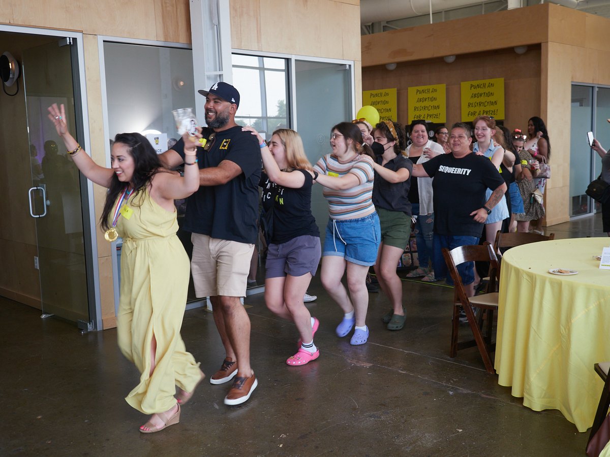 UnrestrictMNAct's tweet photo. When the legislature you elected to repeal abortion restrictions then repeals the abortion restrictions, you CELEBRATE them and cheer all the victories! #mnleg
A few joyous scenes from the #UnRestrictedAndUnstoppable VICTORY PARTY ππ¦ΈπΏββοΈπ https://t.co/DG1EwXzSiX