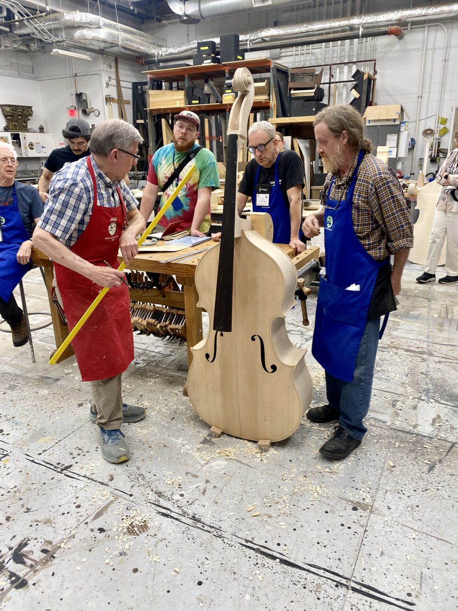 Build-A-Bass in one week! Who said it couldn't be done?! #luthier #whatsonyourbench #neckset #doublebass