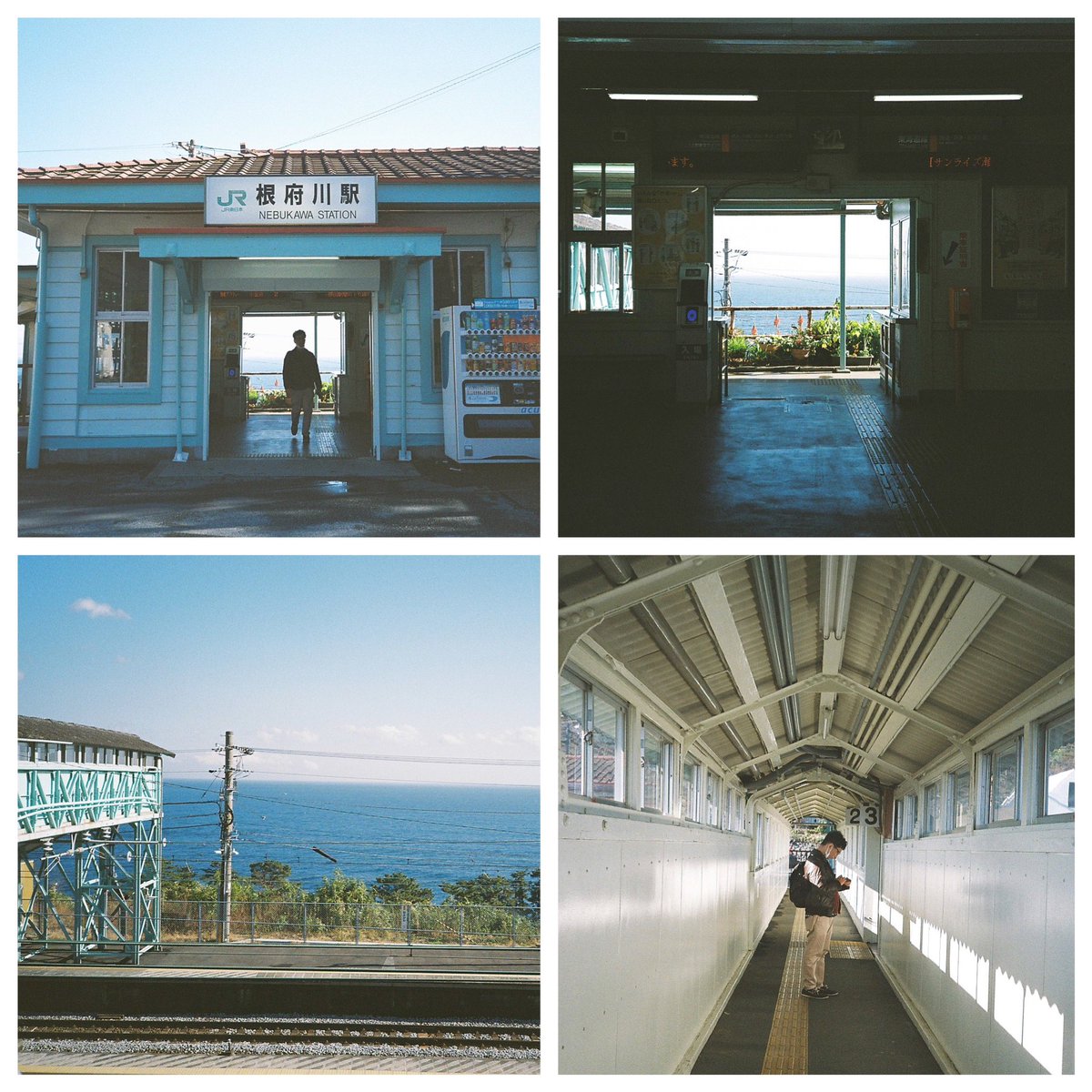 あの青と穏やかに流れる時間にふれたい。

#根府川駅 #電車を何本見送ったかな 
#フィルム写真 #フィルムカメラ 
#filmphotography #filmcamera 
#konicabigmini #kodakektar100