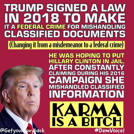 ChaosPigeon1's tweet photo. The question isn’t whether Trump can shoot someone in the middle of 5th Avenue without losing votes, but whether he can play show and tell with sensitive national security secrets without losing votes…
This is not a drill, people. Democracy can only save itself.
#DemVoice1 https://t.co/fMFfHxHuO6