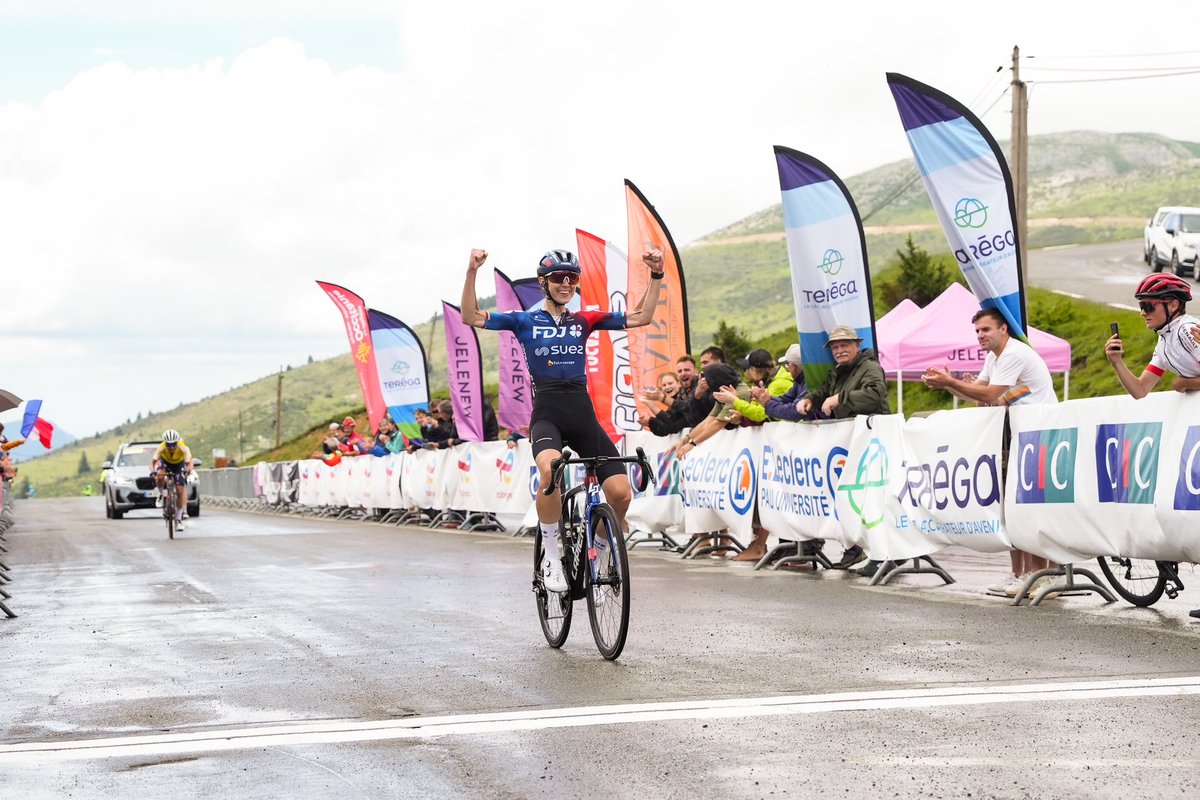 FDJ - SUEZ (@fdj_suez) on Twitter photo 𝙾𝚑 𝚜𝚒̀, 𝙼𝚊𝚛𝚝𝚊! 🇮🇹
<a href="/marta_cavalli98/">Marta Cavalli</a> wins the second stage of the CIC Tour International Féminin des Pyrénées!
💛 She takes the leader's jersey at the same time.
#TourDesPyrénées | #UCIWWT 𝙾𝚑 𝚜𝚒̀, 𝙼𝚊𝚛𝚝𝚊! 🇮🇹
<a href="/marta_cavalli98/">Marta Cavalli</a> wins the second stage of the CIC Tour International Féminin des Pyrénées!
💛 She takes the leader's jersey at the same time.
#TourDesPyrénées | #UCIWWT