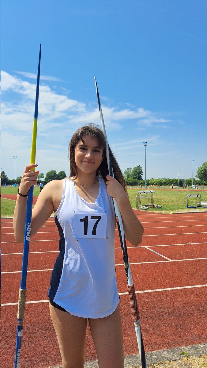 Qualified for English Schools in Birmingham today, despite the air being too hot and heavy for throwing! <a href="/PGJSSport/">PGJS Sport</a>